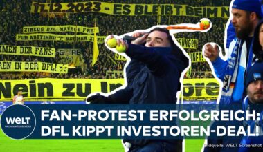 FUSSBALL-BUNDESLIGA: Fan-Protest Erlogreich! DFL kippt Investoren-Deal!