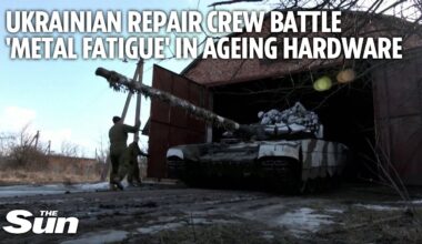 Ukrainian repair crew battle 'metal fatigue' against ageing hardware