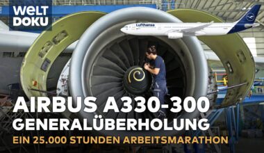 AIRBUS A330-300 INSPEKTION - IL-CHECK: Mega-Generalüberholung einer Lufthansa-Maschine | WELT DOKU