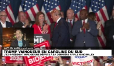 "Pas une seule fois Donald Trump a prononcé le nom de Nikki Haley" • FRANCE 24