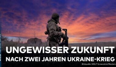 UKRAINE-KRIEG: Heftige Abwehrschlacht - Seit zwei Jahren wüten die Russen im dem gequälten Land