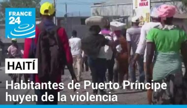 Haití: habitantes de Puerto Príncipe abandonan sus hogares por la violencia