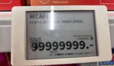 Hab gerade auch 99999999€ in meiner Tasche dafür.