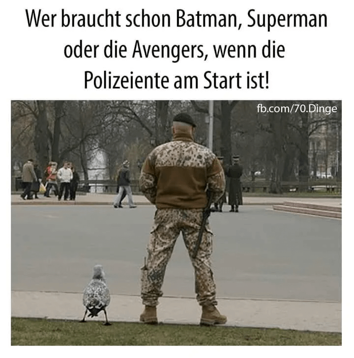 Besser als jeder Deutsche Polizist. Die Polente