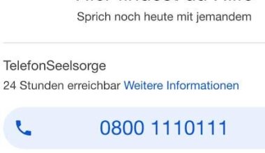 Google meint ich hätte ein Problem