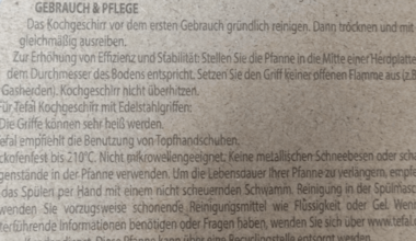 Neue beschichtete Pfanne mit Fett einreiben!?