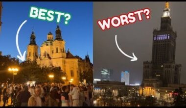 Officially ranking Central Europe capital cities - from worst to best