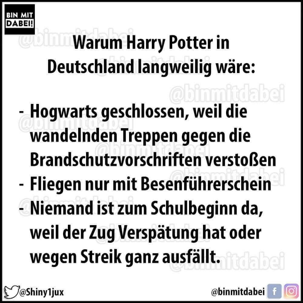 Warum würde Harry Potter in Deutschland nicht klappen