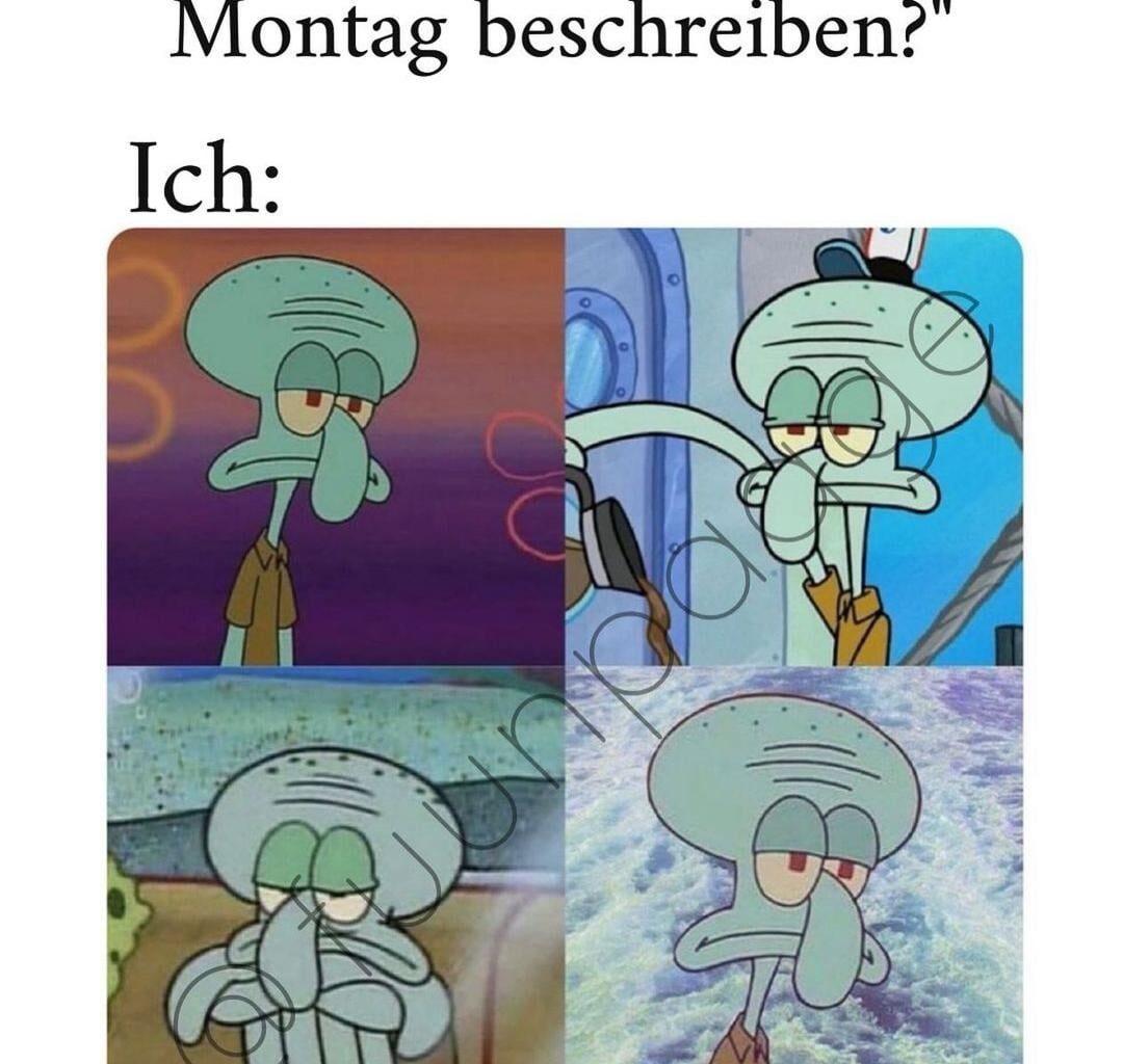 Jede Woche der selbe scheiß