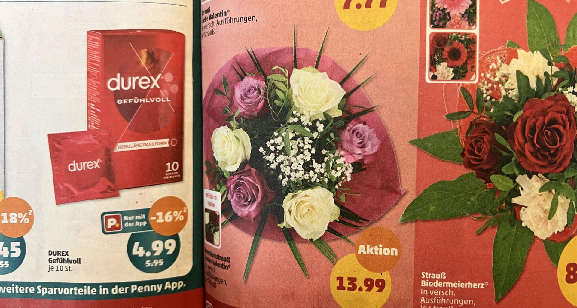 Penny hat erkannt, worum es am Valentinstag geht.