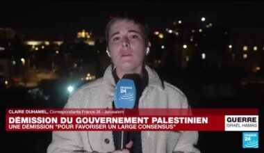 Mahmoud Abbas accepte la démission du gouvernement palestinien • FRANCE 24