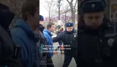 Reporters arrested at Moscow protest | DW News  #russia #news #protest