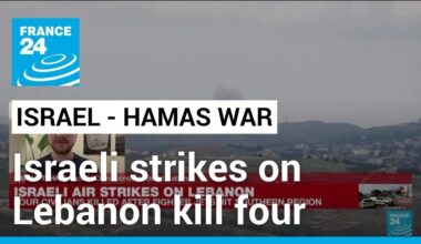 Israeli strikes on Lebanon kill four • FRANCE 24 English