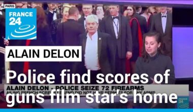 Police find scores of guns at French star Delon's home • FRANCE 24 English