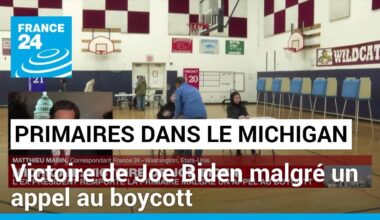 Primaires dans le Michigan : victoire de Joe Biden malgré un appel au boycott • FRANCE 24