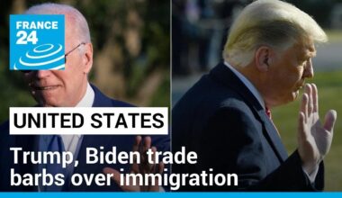 Trump, Biden trade barbs over immigration on rival US-Mexico border visits • FRANCE 24 English