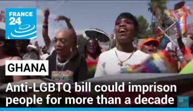 Ghana's parliament passed an anti-LGBTQ+ bill that could imprison people for more than a decade