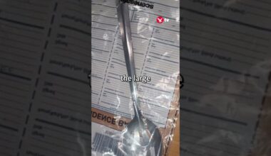 Man attempts burglary with long spoon 🥄 #crime #shorts