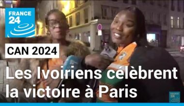 CAN 2024 : la diaspora ivoirienne en France célèbre la victoire dans les rues de Paris