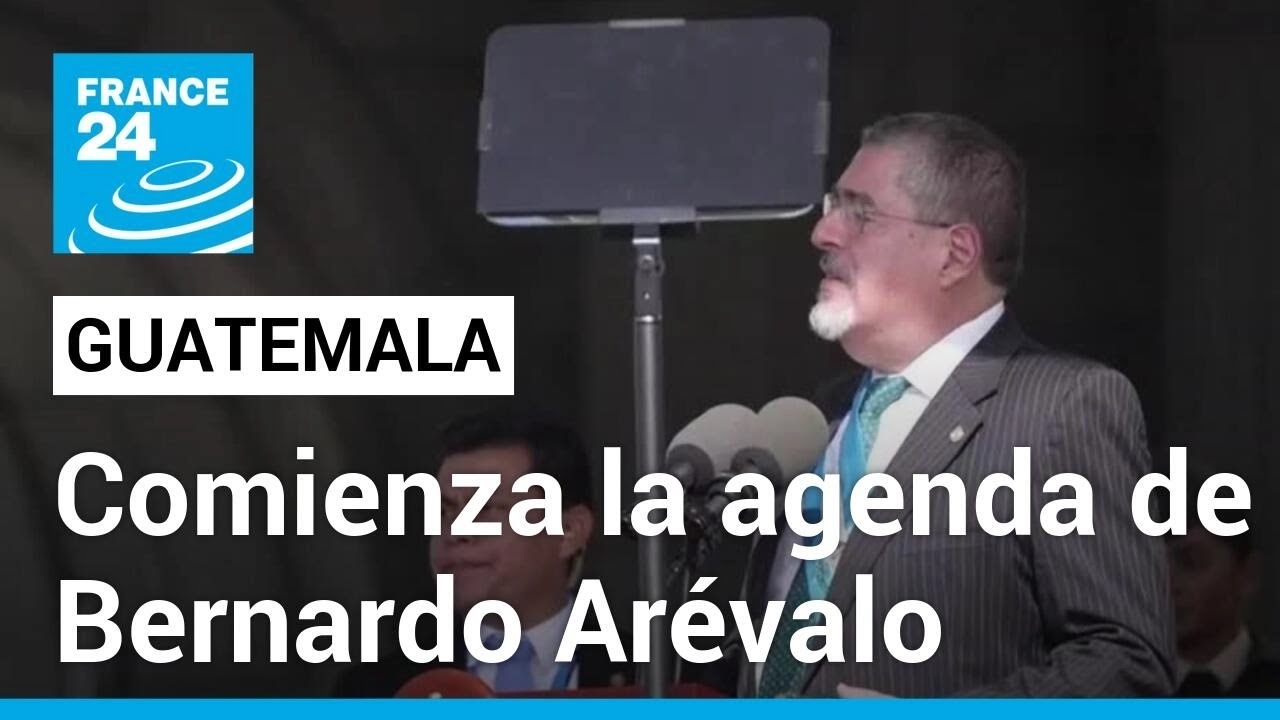 El presidente de Guatemala, Bernardo Arévalo, avanza en su agenda como nuevo mandatario