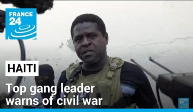 Top Haitian gang leader warns of civil war as PM Henry return uncertain • FRANCE 24 English