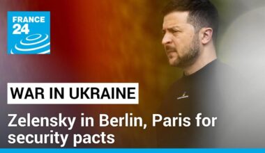 Ukraine's Zelensky to sign security pacts with Germany and France • FRANCE 24 English