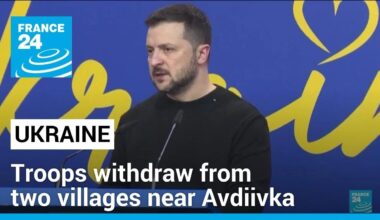 Ukraine withdraws from two villages near Avdiivka • FRANCE 24 English