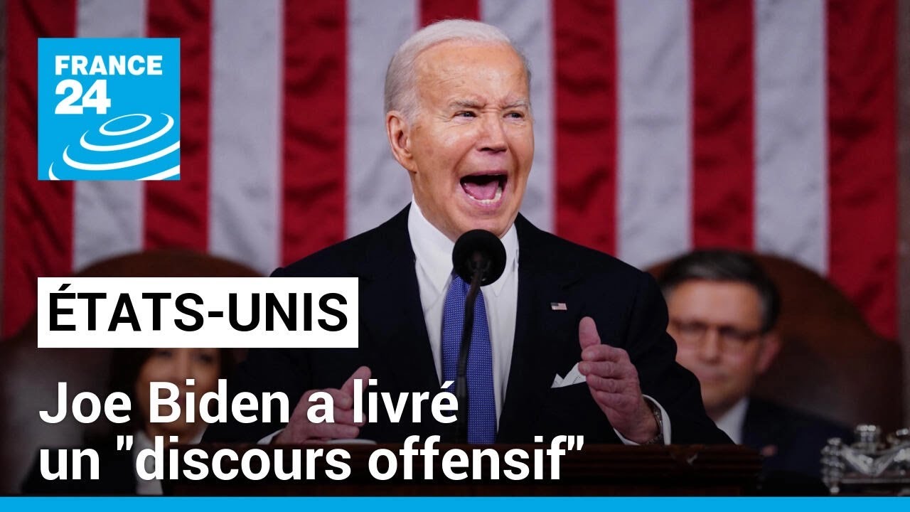 Discours sur l'état de l'Union : Joe Biden a livré un "discours offensif" • FRANCE 24