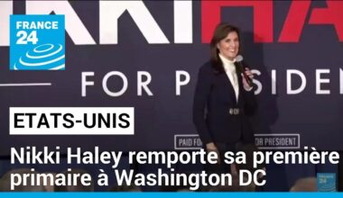 La candidate républicaine Nikki Haley remporte sa première primaire à Washington DC • FRANCE 24