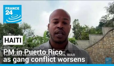 Haitian PM arrives in Puerto Rico after long absence as gang conflict worsens • FRANCE 24 English