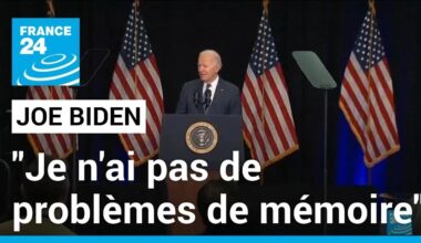 Joe Biden se défend après un rapport accablant : "je n'ai pas de problèmes de mémoire"