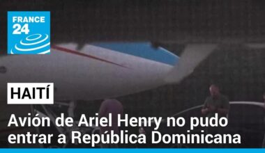 República Dominicana negó la entrada del avión del primer ministro de Haití, Ariel Henry