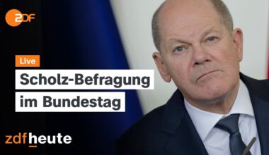 Taurus-Streit: Kanzler Scholz stellt sich den Fragen der Abgeordneten - LIVE