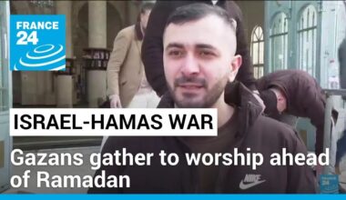 Gazans gather in the ruins to worship ahead of Ramadan • FRANCE 24 English