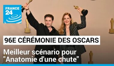 96e cérémonie des Oscars : meilleur scénario pour "Anatomie d'une chute" • FRANCE 24