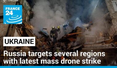 Russia targets Ukraine with latest mass drone strike • FRANCE 24 English