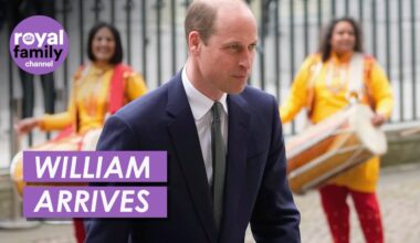 Prince William and Other Senior Royals Arrive for Commonwealth Service