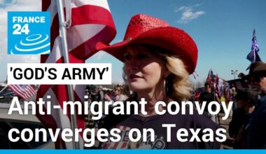 Texas: ‘God’s Army’ protesters rally against migrant crossings • FRANCE 24 English