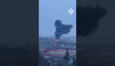 Huge fire at Russia's Sochi airport