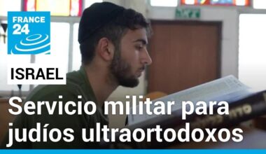 Manifestantes en Israel piden anular exención de judíos ultraortodoxos de prestar servicio militar