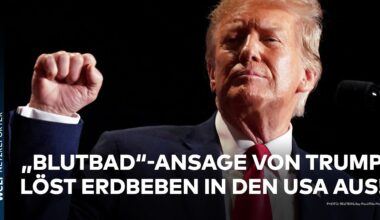 DONALD TRUMP: "Blutbad"-Ansage löst Erdbeben in den USA aus