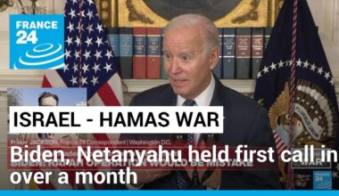 Biden warns Netanyahu Rafah assault would be a 'mistake' • FRANCE 24 English