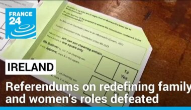 Irish voters reject reforms aimed at redefining family and women's roles • FRANCE 24 English