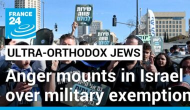 ‘Carry the burden’: Anger grows in Israel over military exemption for ultra-Orthodox