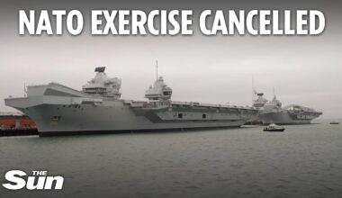 Royal Navy carrier HMS Queen Elizabeth forced to abandon Nato exercise by propeller 'issue'