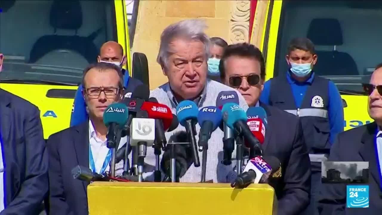 Guterres hace un nuevo llamado a Israel y pide un alto al fuego en Gaza