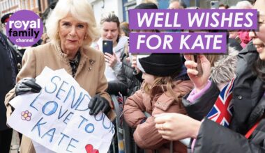 Queen Camilla Receives a Warm Welcome in Shrewsbury