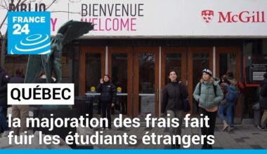 Québec : la majoration des frais fait fuir les étudiants non-Québécois • FRANCE 24