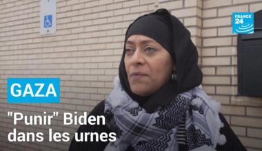 Gaza : des Américains d'origine arabe jurent de "punir" Biden dans les urnes • FRANCE 24