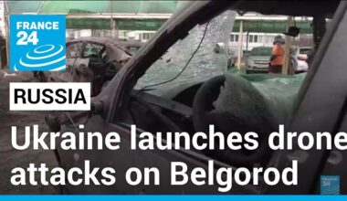 Ukraine launches drone attacks on Russia's Belgorod region • FRANCE 24 English